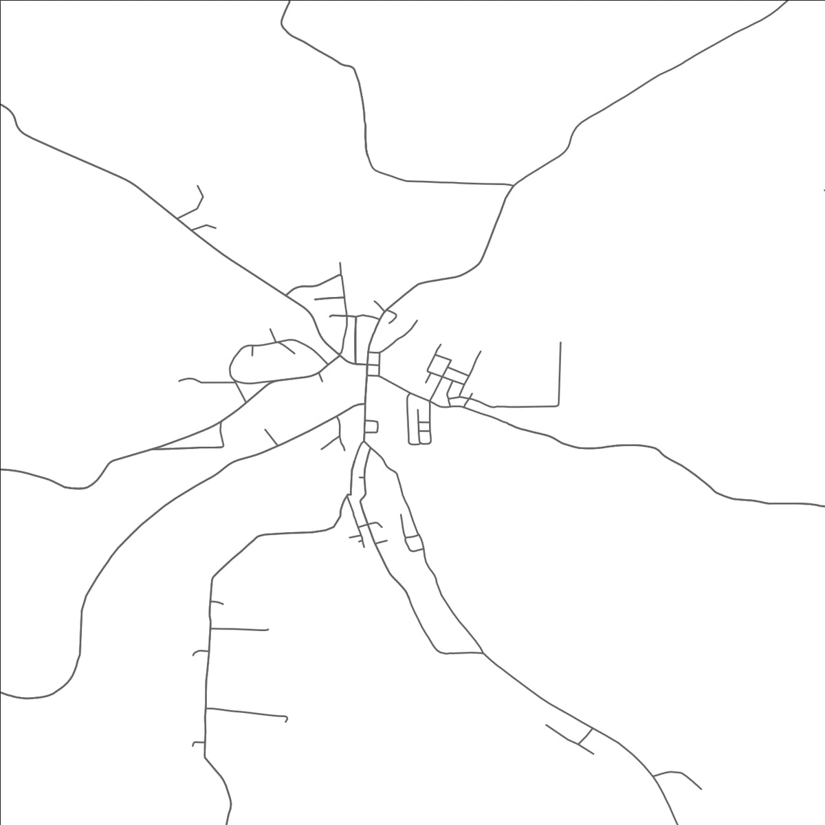 ROAD MAP OF AMSTERDAM, OHIO BY MAPBAKES