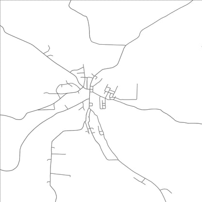 ROAD MAP OF AMSTERDAM, OHIO BY MAPBAKES