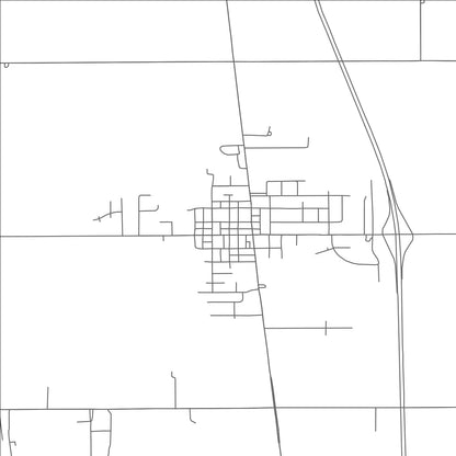 ROAD MAP OF ANNA, OHIO BY MAPBAKES