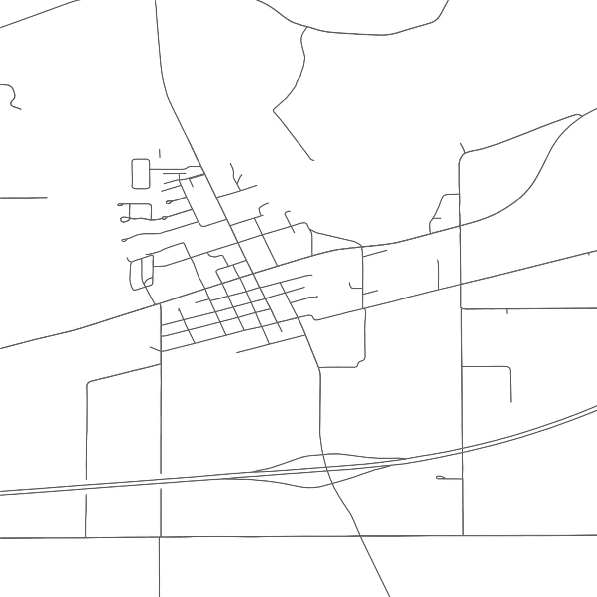 ROAD MAP OF ANTWERP, OHIO BY MAPBAKES