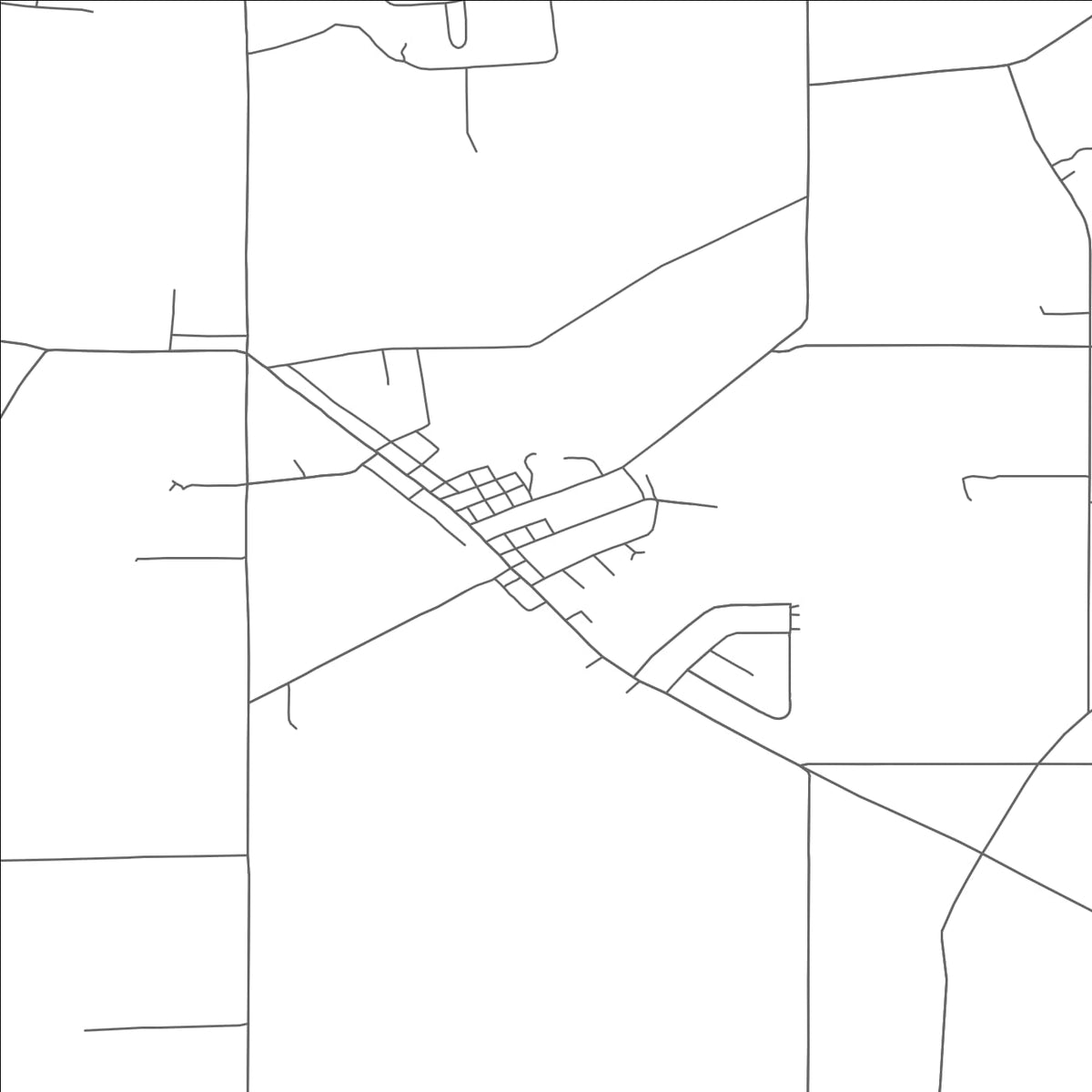 ROAD MAP OF APPLE CREEK, OHIO BY MAPBAKES