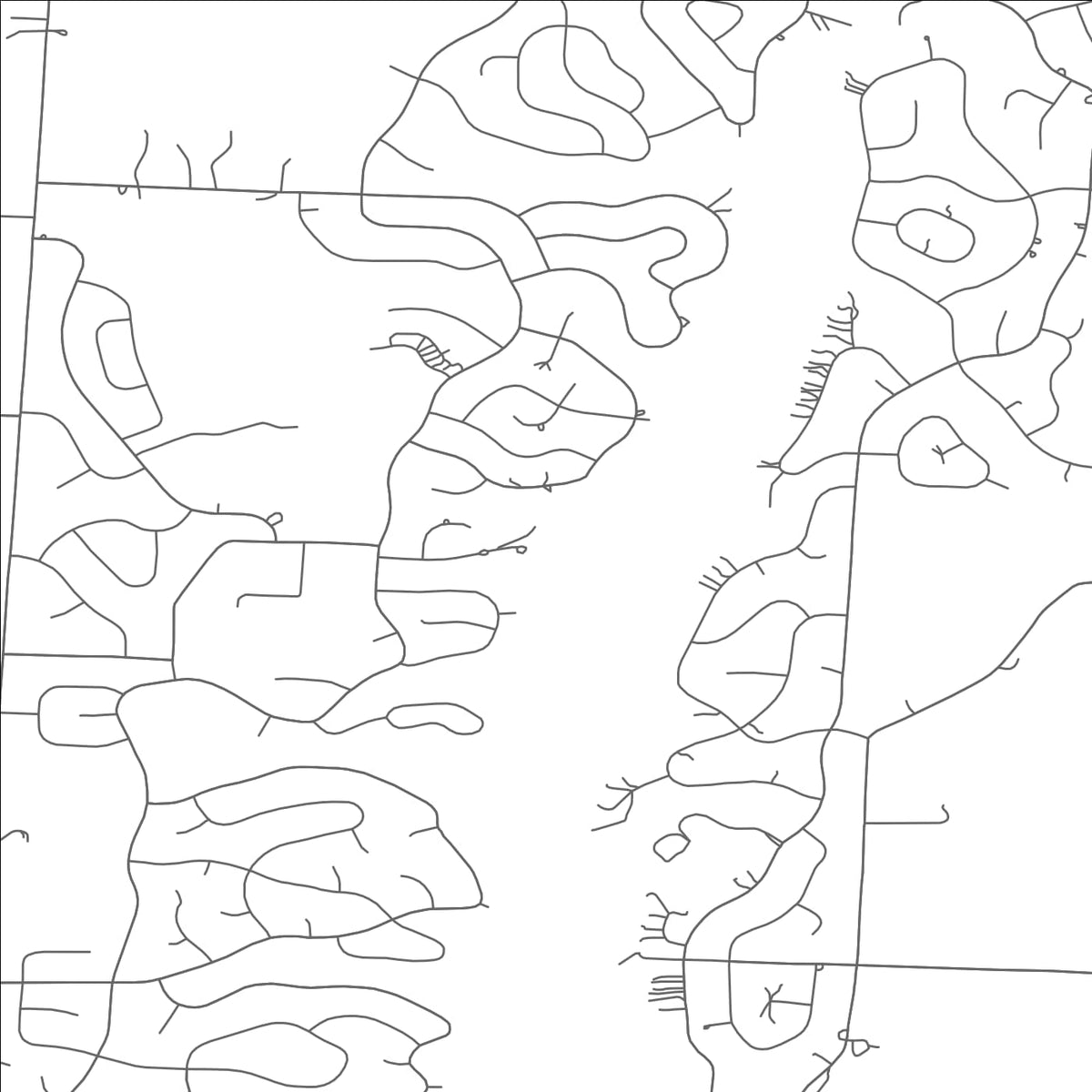 ROAD MAP OF APPLE VALLEY, OHIO BY MAPBAKES