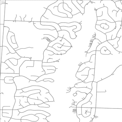 ROAD MAP OF APPLE VALLEY, OHIO BY MAPBAKES