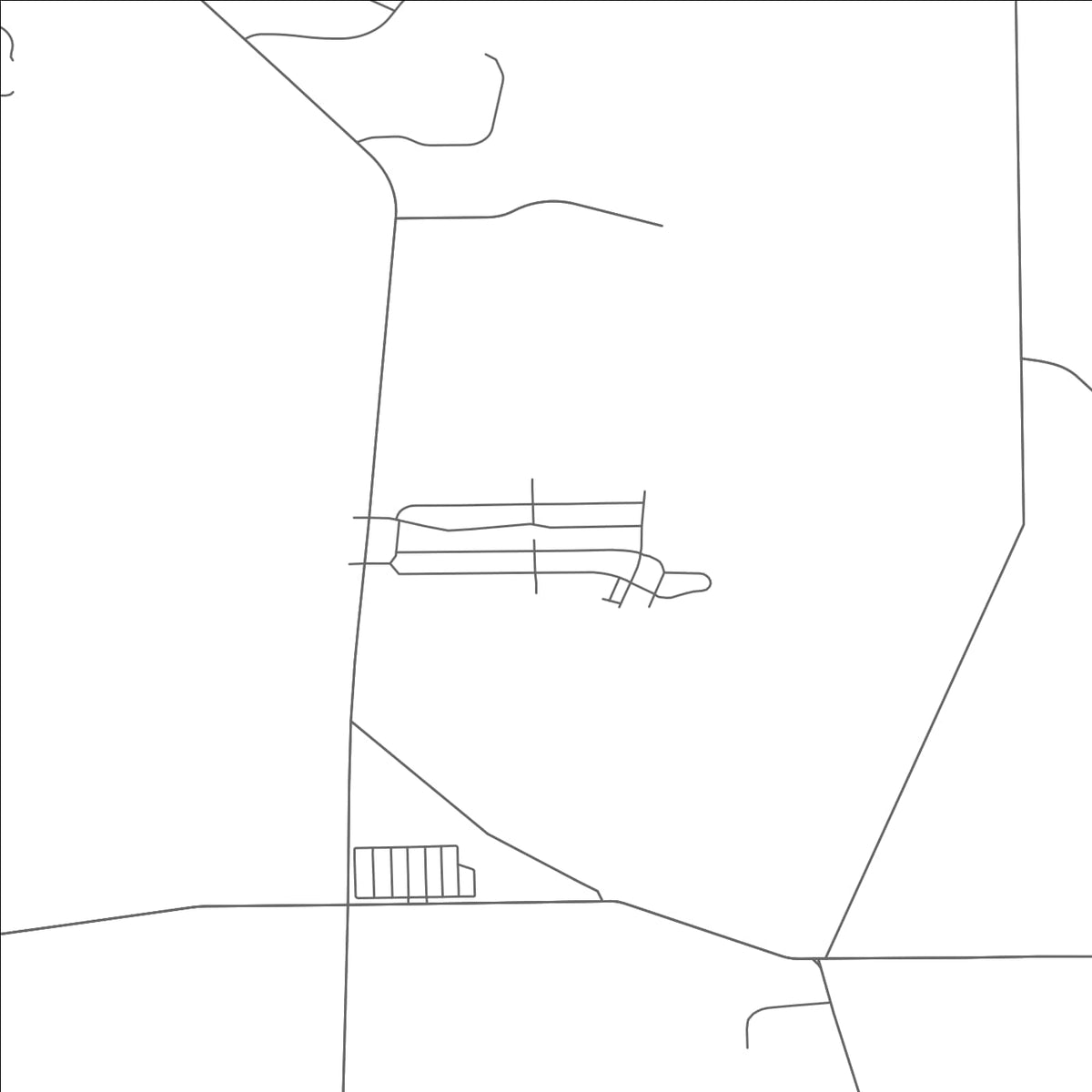 ROAD MAP OF AQUILLA, OHIO BY MAPBAKES