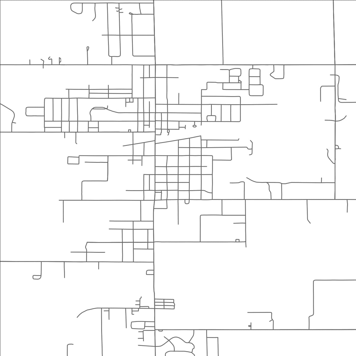 ROAD MAP OF ARCHBOLD, OHIO BY MAPBAKES