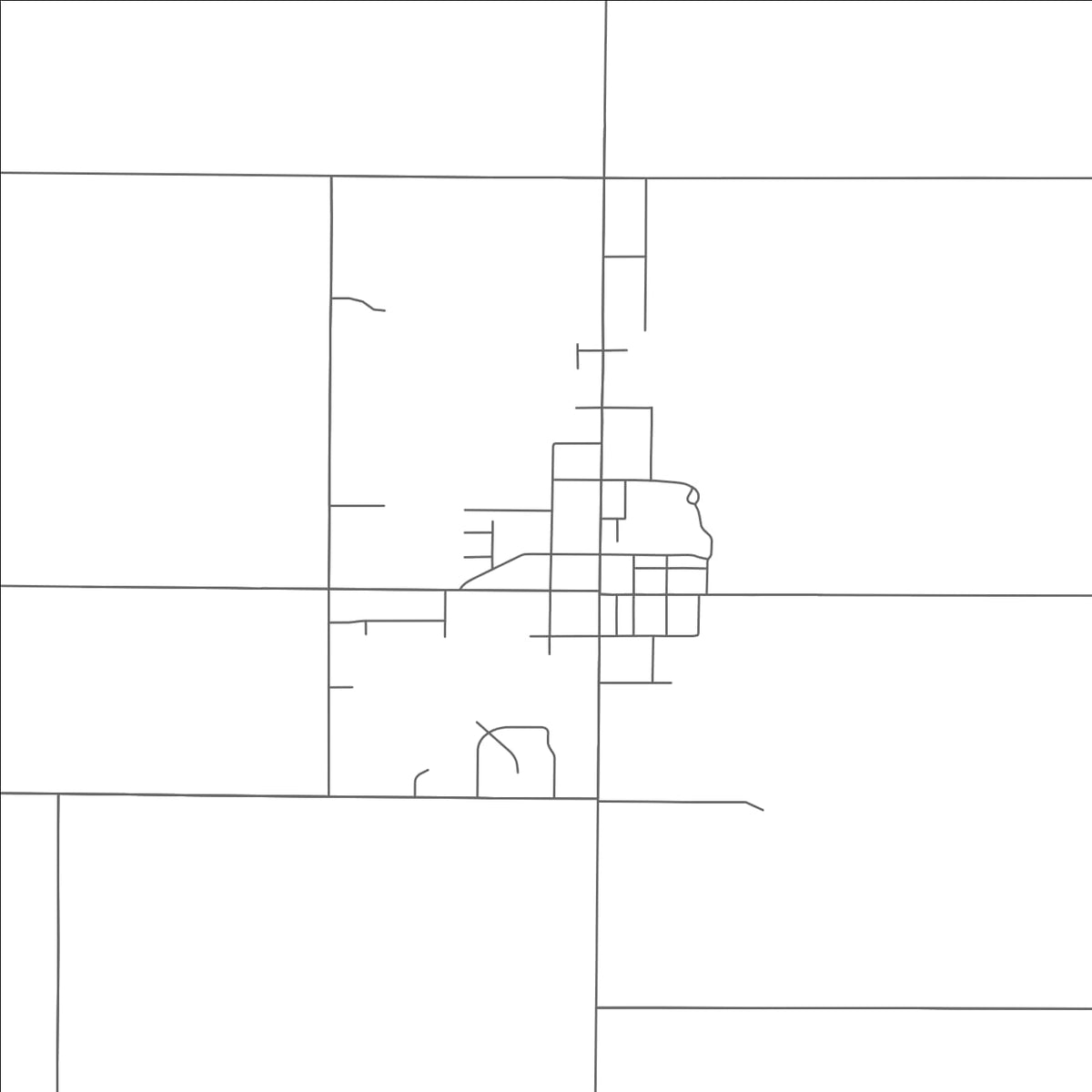 ROAD MAP OF ARLINGTON, OHIO BY MAPBAKES