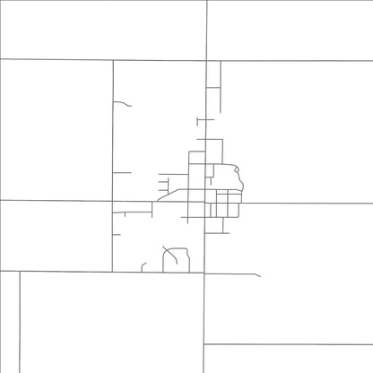 ROAD MAP OF ARLINGTON, OHIO BY MAPBAKES