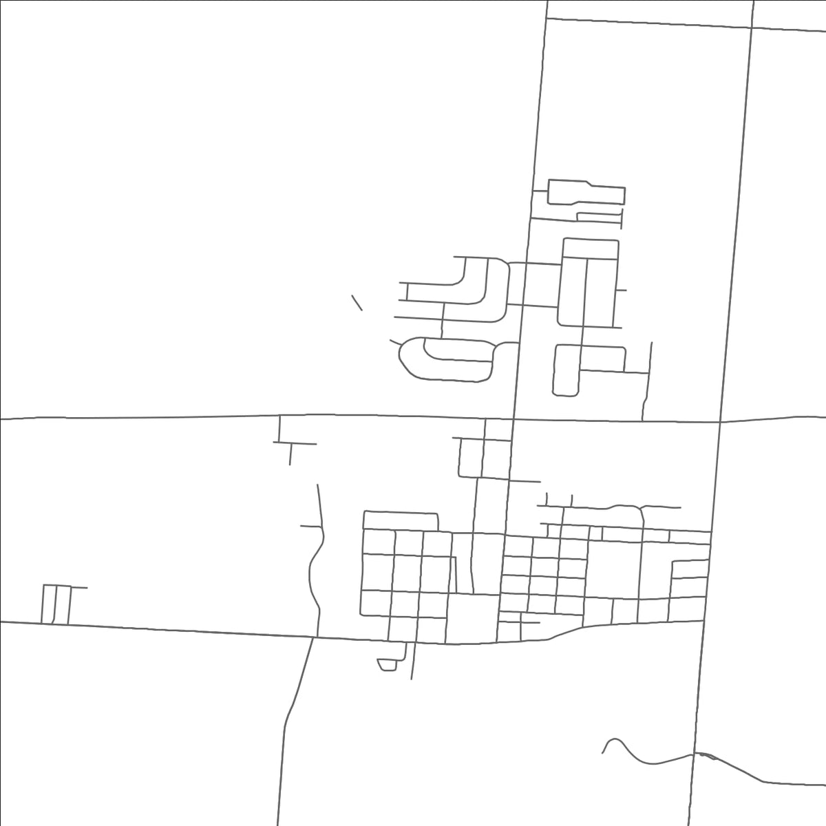 ROAD MAP OF ASHVILLE, OHIO BY MAPBAKES