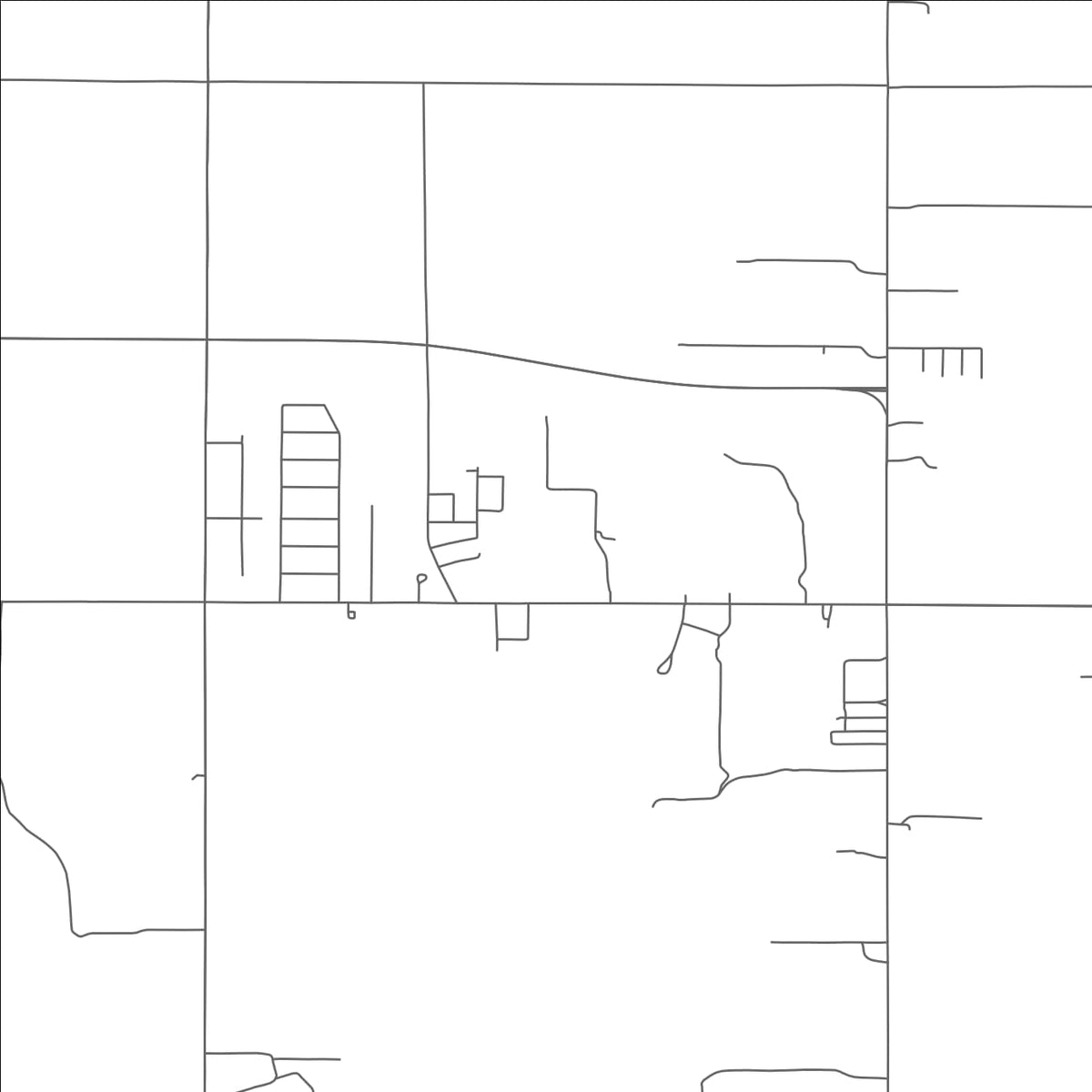 ROAD MAP OF ATWATER, OHIO BY MAPBAKES