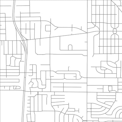 ROAD MAP OF AUSTINTOWN, OHIO BY MAPBAKES