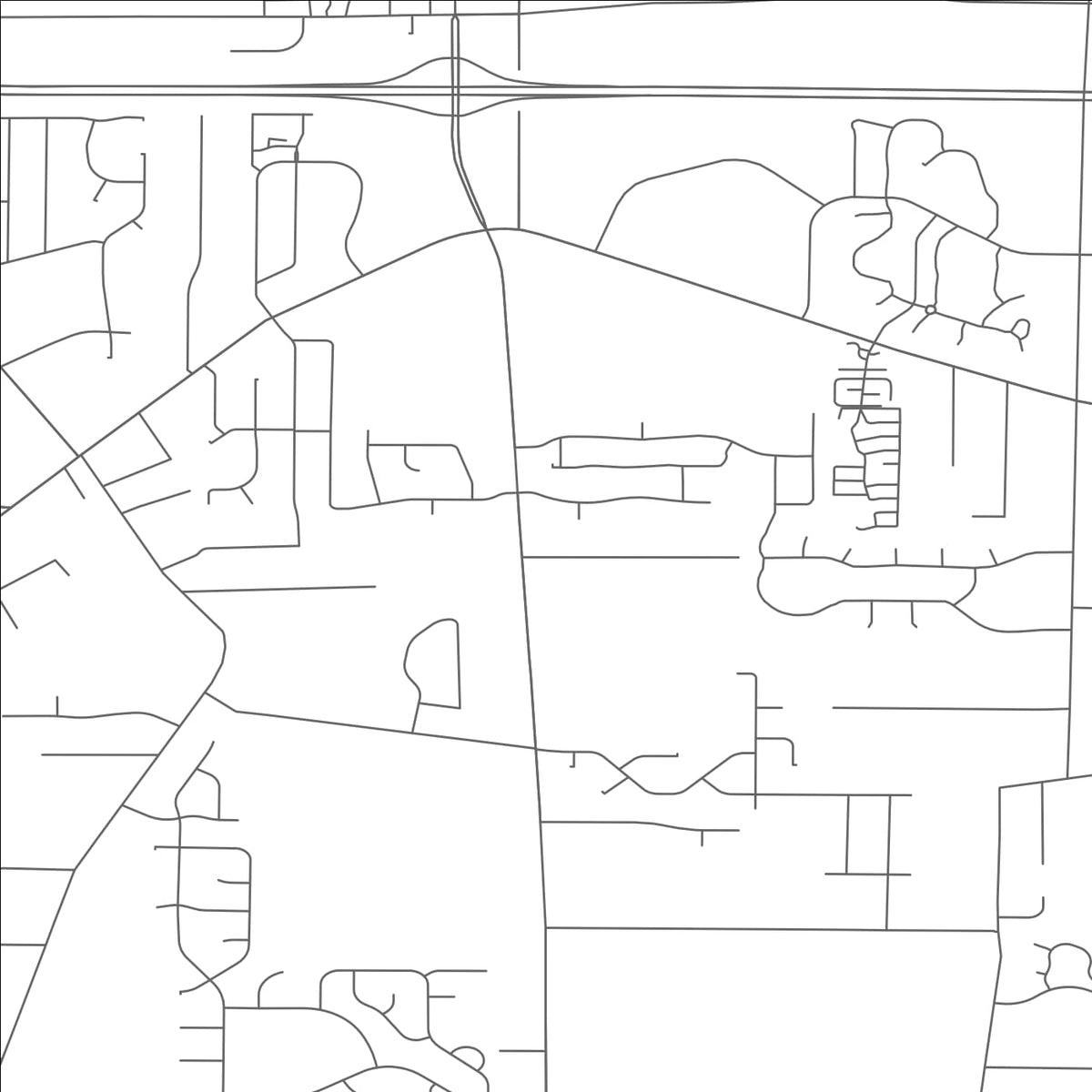 ROAD MAP OF AVON, OHIO BY MAPBAKES