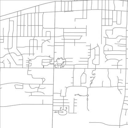 ROAD MAP OF AVON LAKE, OHIO BY MAPBAKES