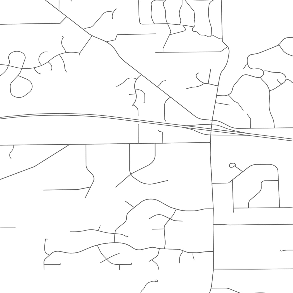 ROAD MAP OF BAINBRIDGE, OHIO BY MAPBAKES