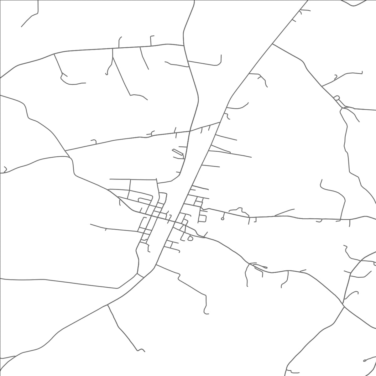 ROAD MAP OF BALTIC, OHIO BY MAPBAKES