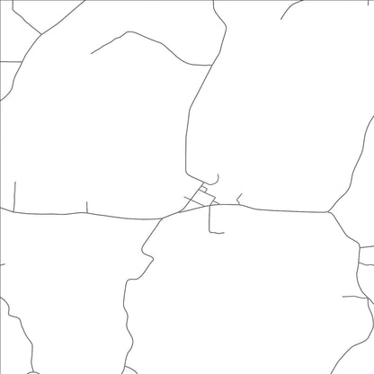 ROAD MAP OF BATESVILLE, OHIO BY MAPBAKES