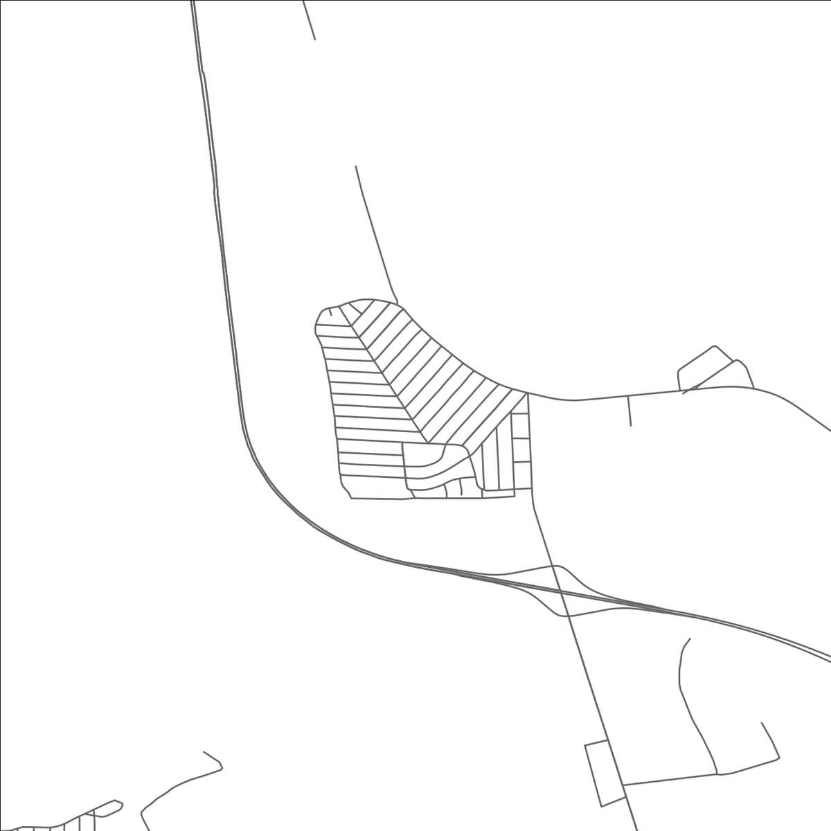 ROAD MAP OF BAY VIEW, OHIO BY MAPBAKES
