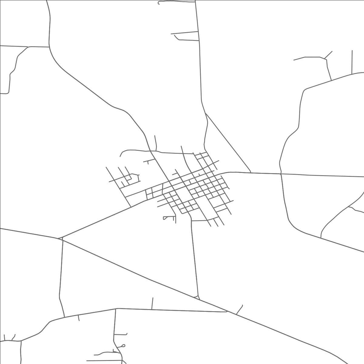 ROAD MAP OF BEACH CITY, OHIO BY MAPBAKES
