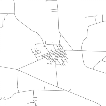ROAD MAP OF BEACH CITY, OHIO BY MAPBAKES