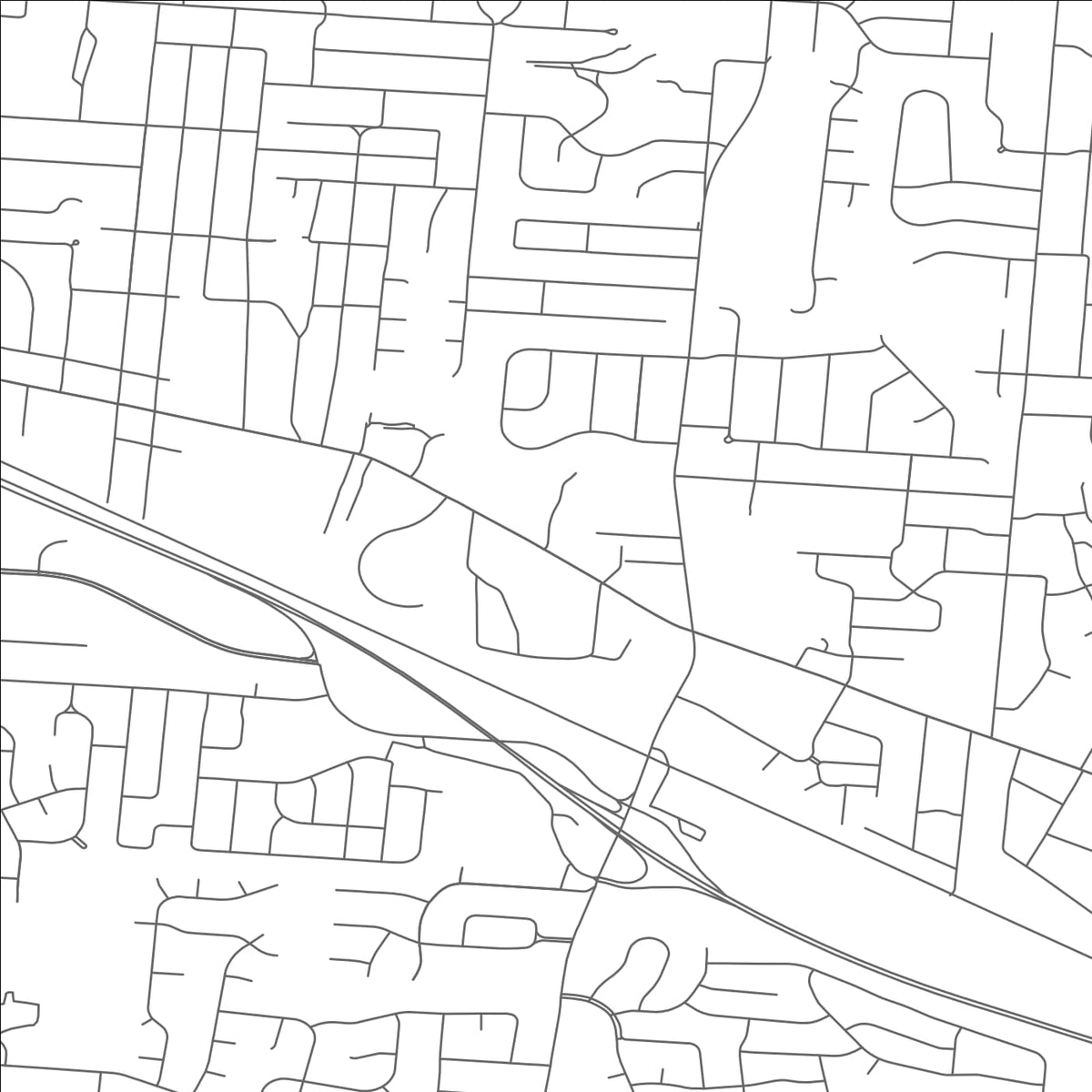 ROAD MAP OF BEAVERCREEK, OHIO BY MAPBAKES