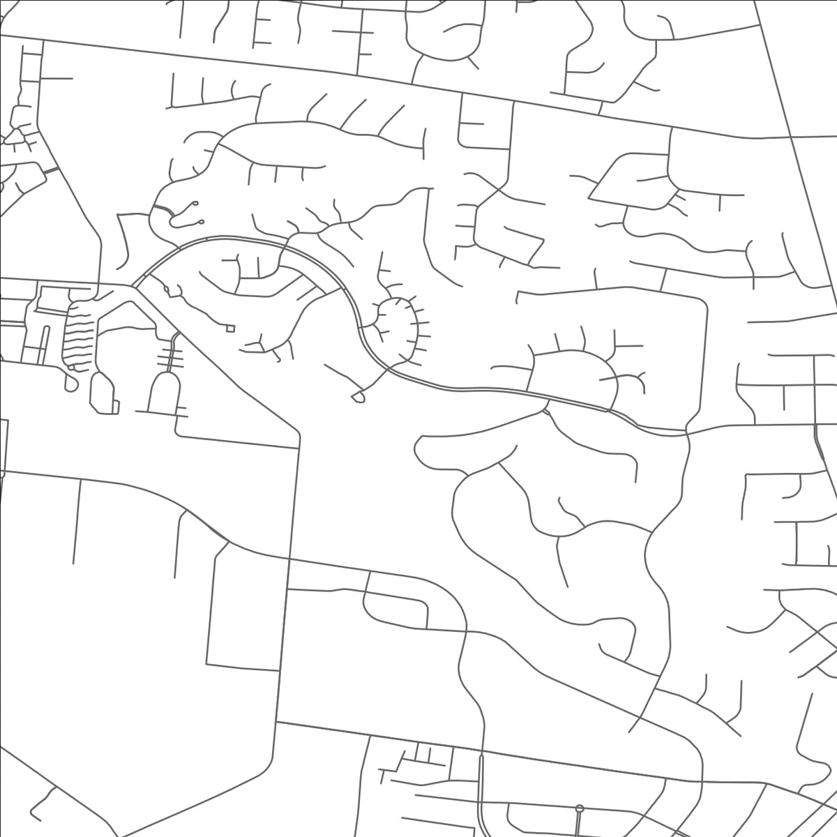 ROAD MAP OF BECKETT RIDGE, OHIO BY MAPBAKES