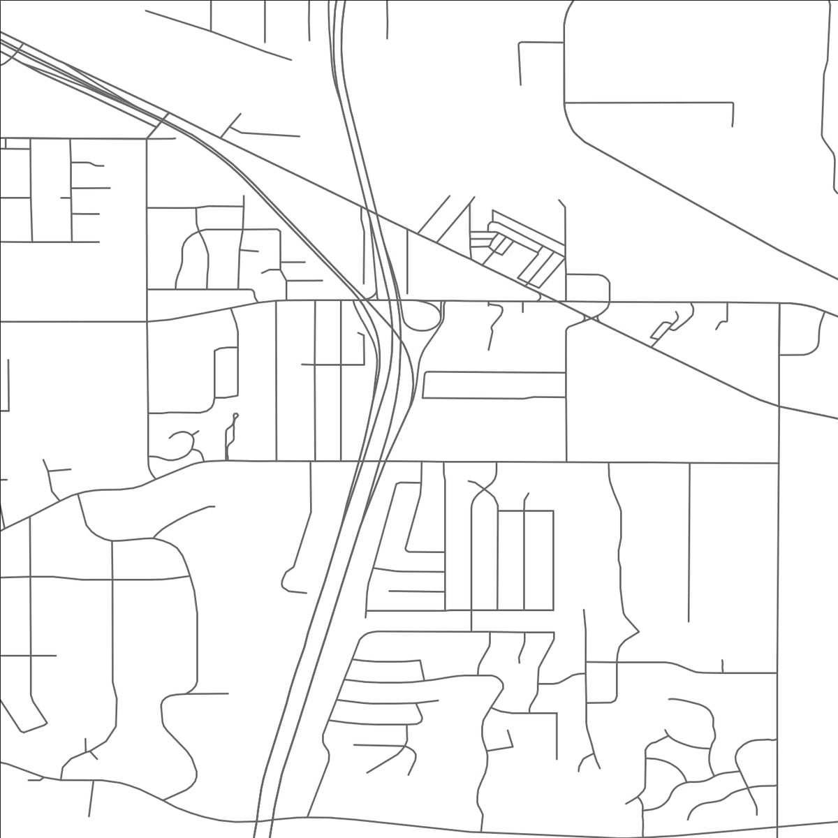 ROAD MAP OF BEDFORD HEIGHTS, OHIO BY MAPBAKES