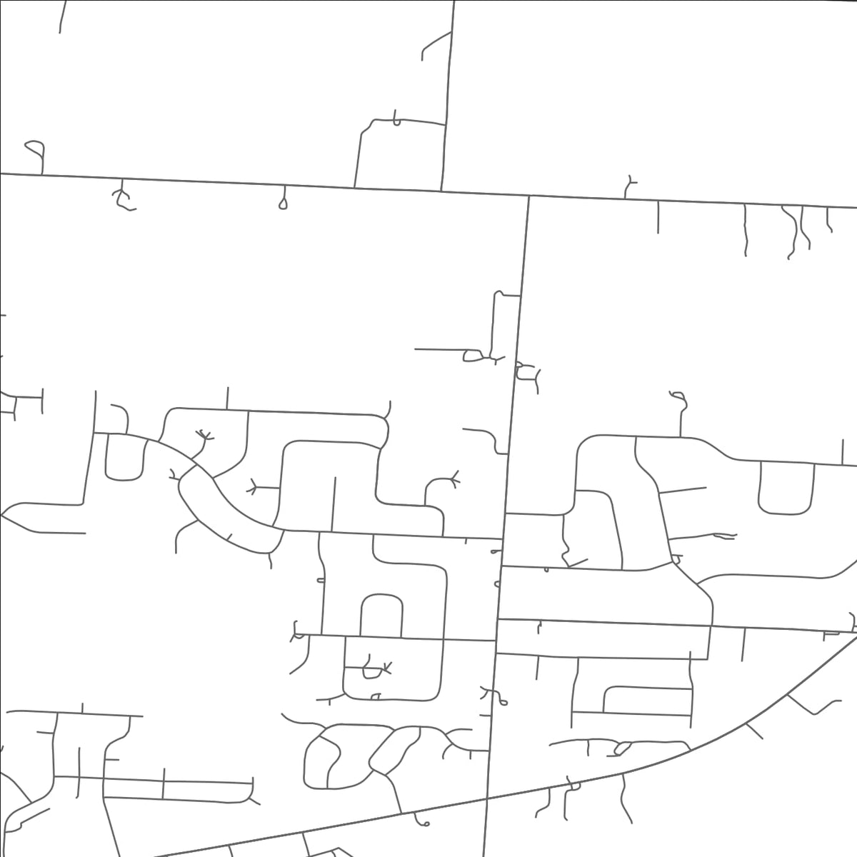 ROAD MAP OF BEECHWOOD TRAILS, OHIO BY MAPBAKES