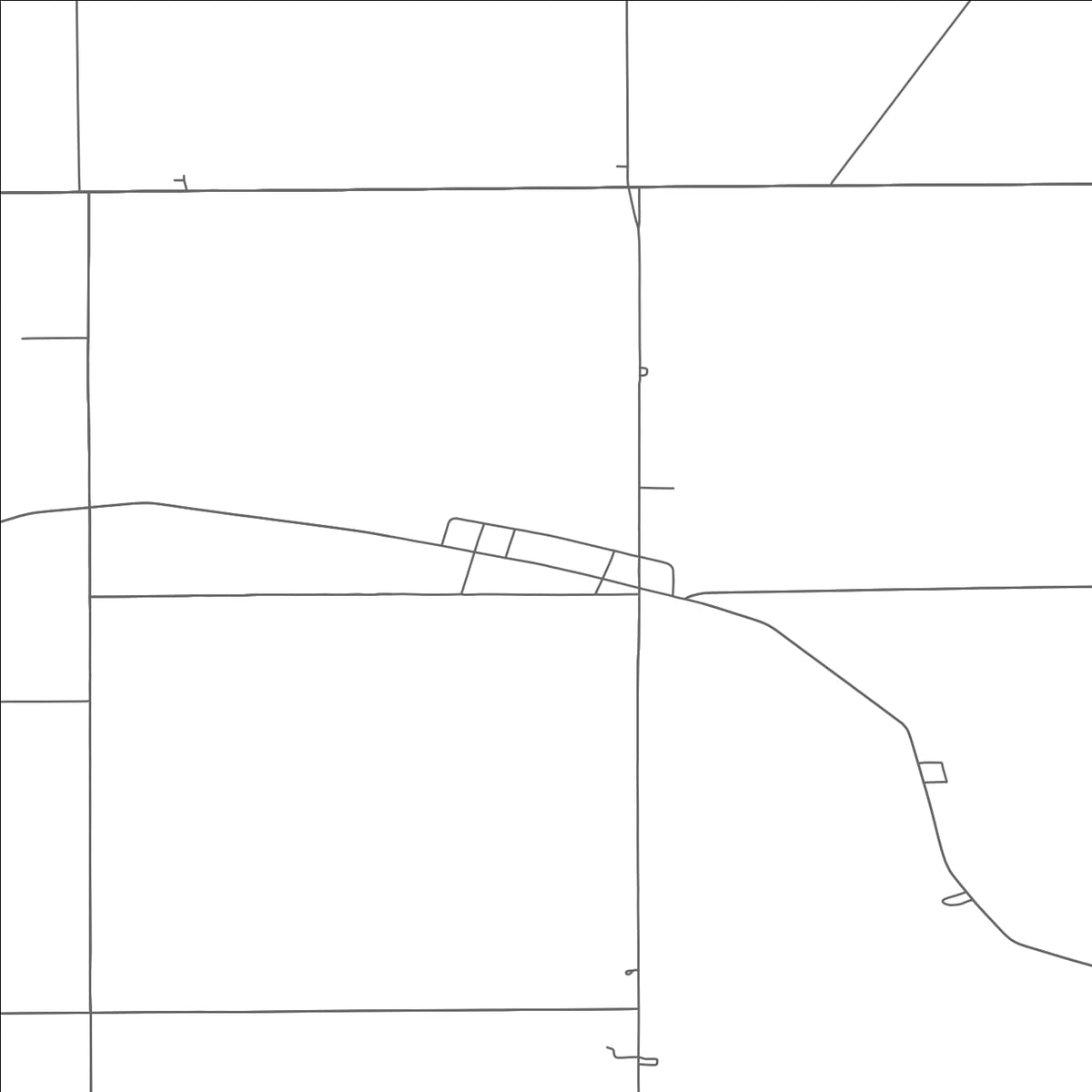 ROAD MAP OF BELMORE, OHIO BY MAPBAKES