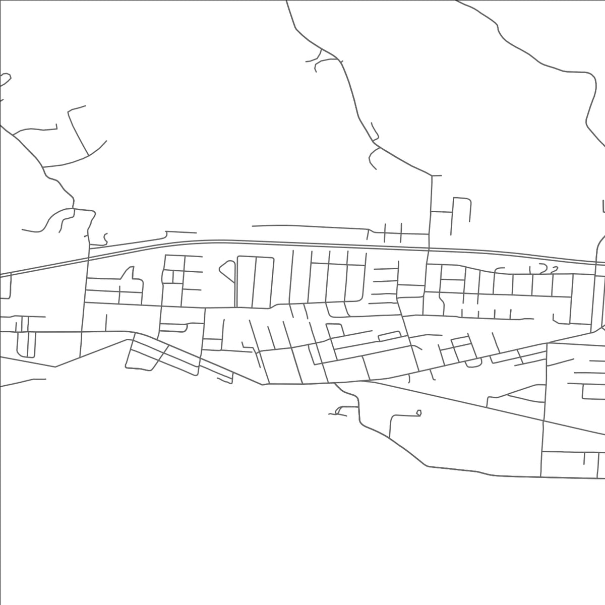 ROAD MAP OF BELPRE, OHIO BY MAPBAKES