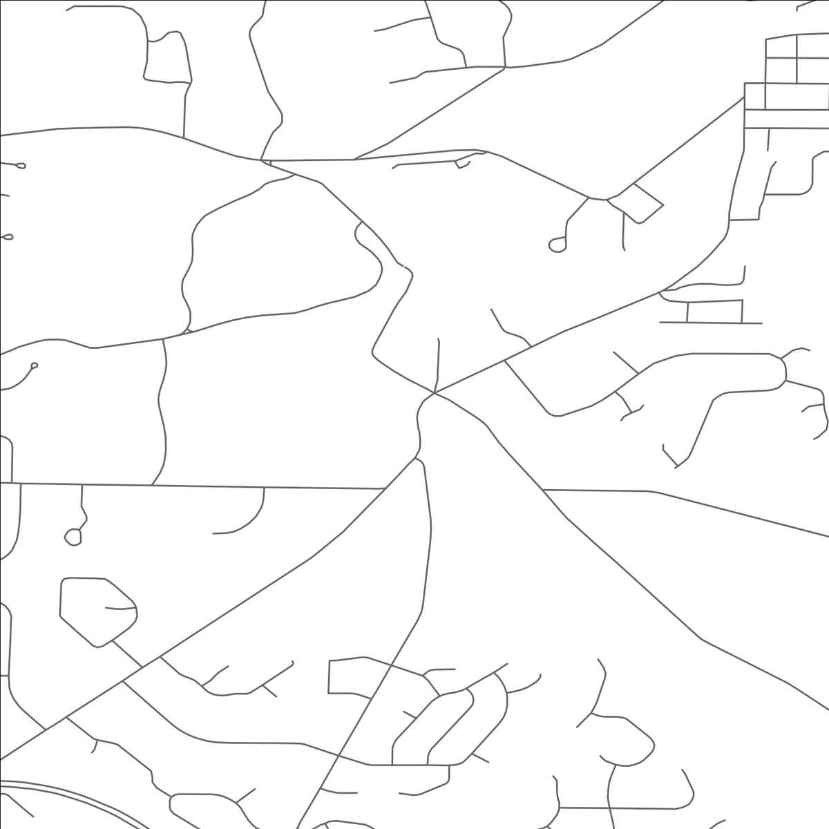 ROAD MAP OF BENTLEYVILLE, OHIO BY MAPBAKES