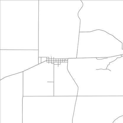 ROAD MAP OF BENTON RIDGE, OHIO BY MAPBAKES