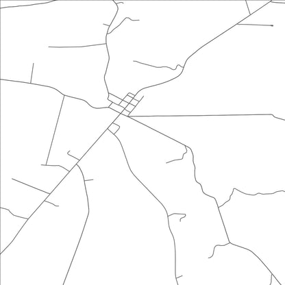 ROAD MAP OF BENTONVILLE, OHIO BY MAPBAKES