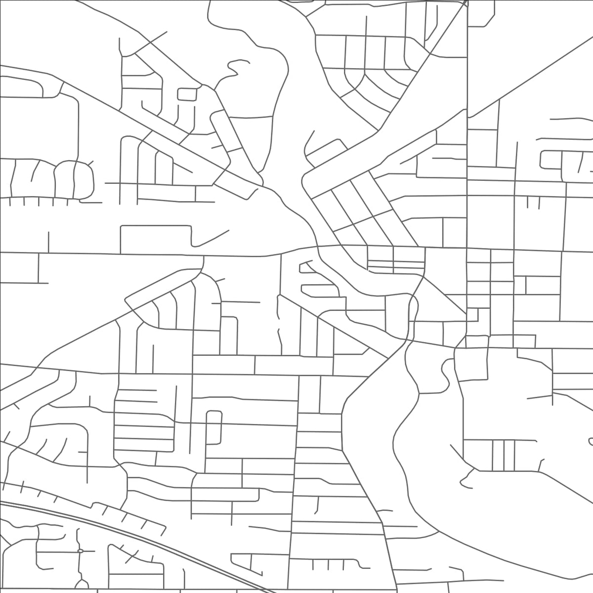 ROAD MAP OF BEREA, OHIO BY MAPBAKES