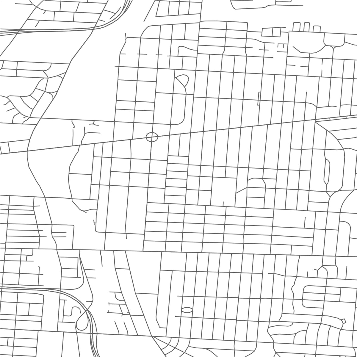 ROAD MAP OF BEXLEY, OHIO BY MAPBAKES