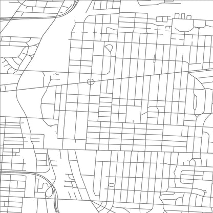 ROAD MAP OF BEXLEY, OHIO BY MAPBAKES