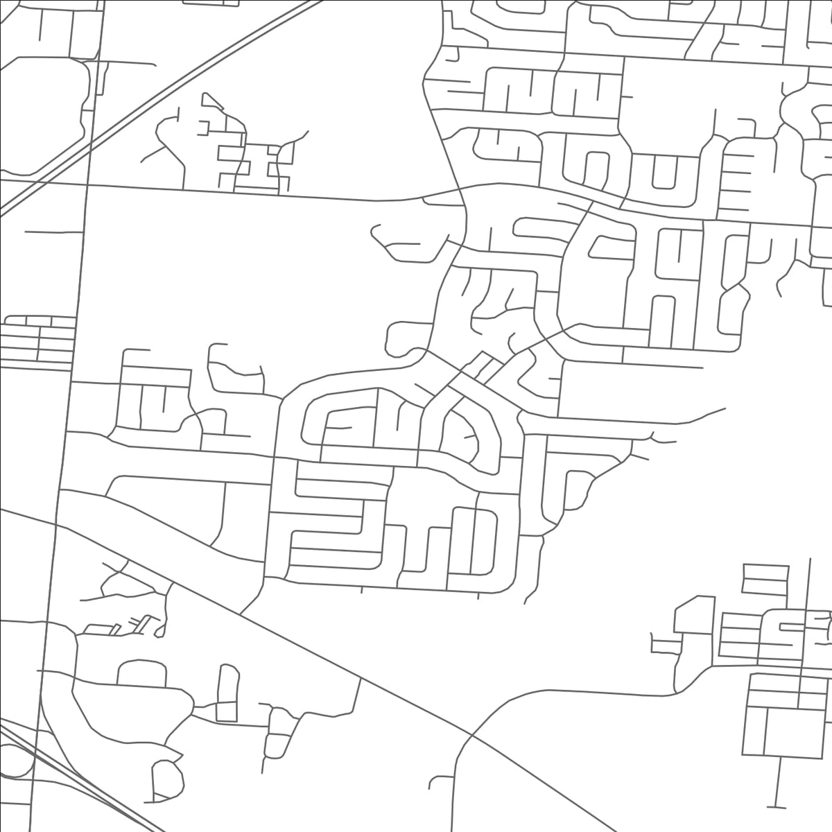 ROAD MAP OF BLACKLICK ESTATES, OHIO BY MAPBAKES