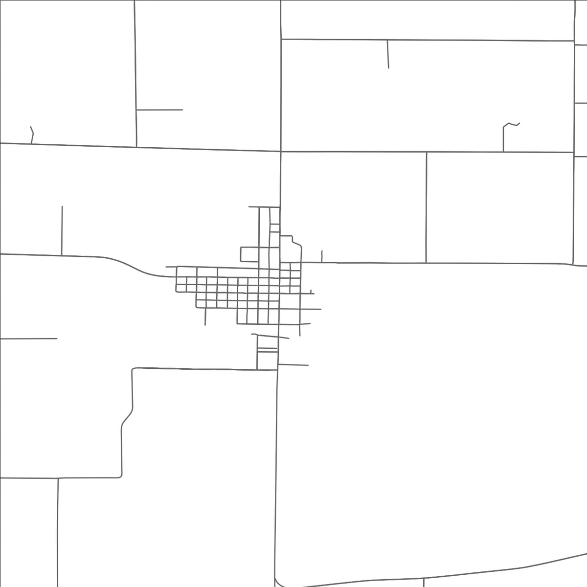 ROAD MAP OF BLOOMDALE, OHIO BY MAPBAKES