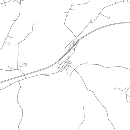 ROAD MAP OF BLOOMINGDALE, OHIO BY MAPBAKES