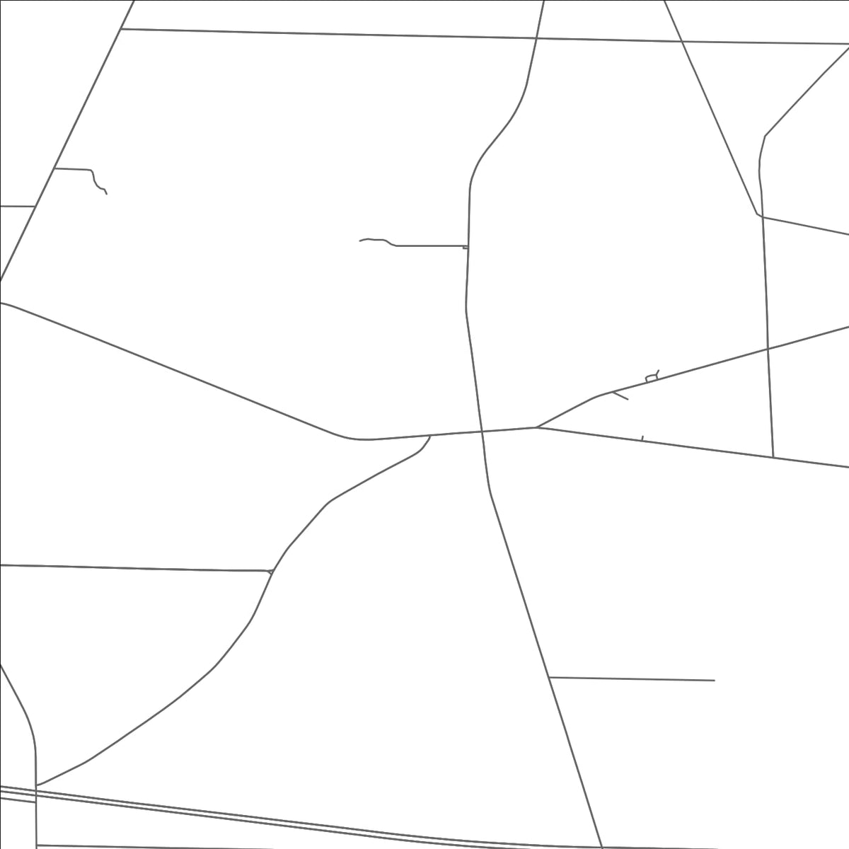 ROAD MAP OF BLOOMINGVILLE, OHIO BY MAPBAKES