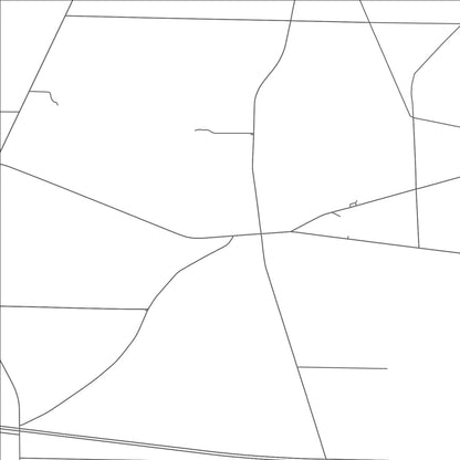 ROAD MAP OF BLOOMINGVILLE, OHIO BY MAPBAKES