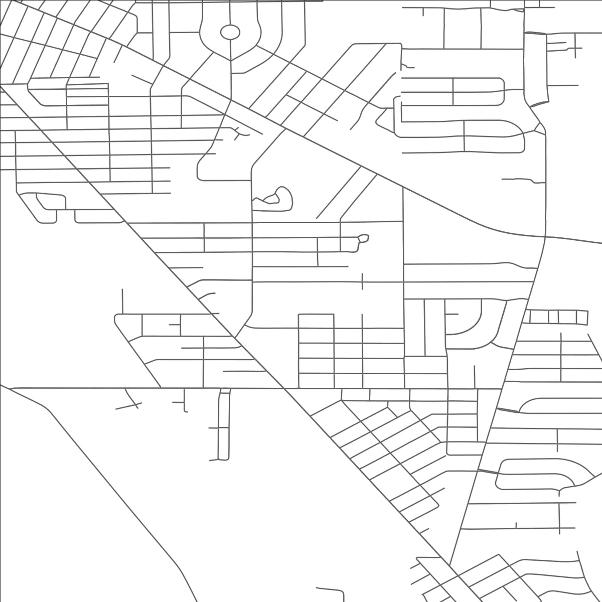 ROAD MAP OF BOLINDALE, OHIO BY MAPBAKES