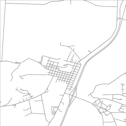 ROAD MAP OF BOLIVAR, OHIO BY MAPBAKES