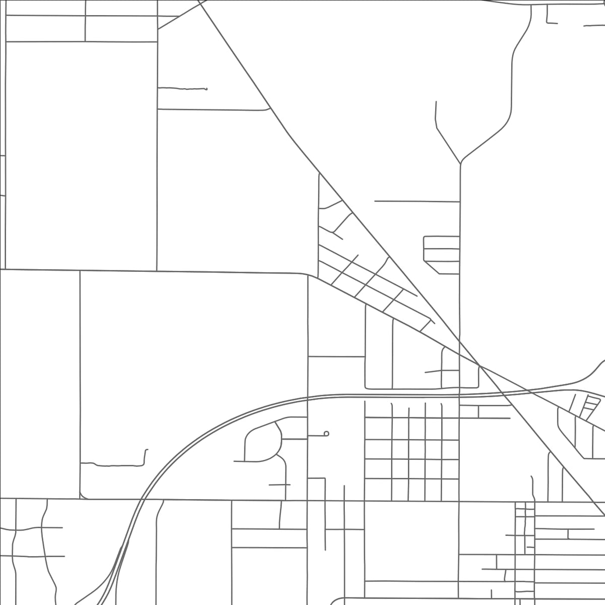 ROAD MAP OF BOLTON, OHIO BY MAPBAKES