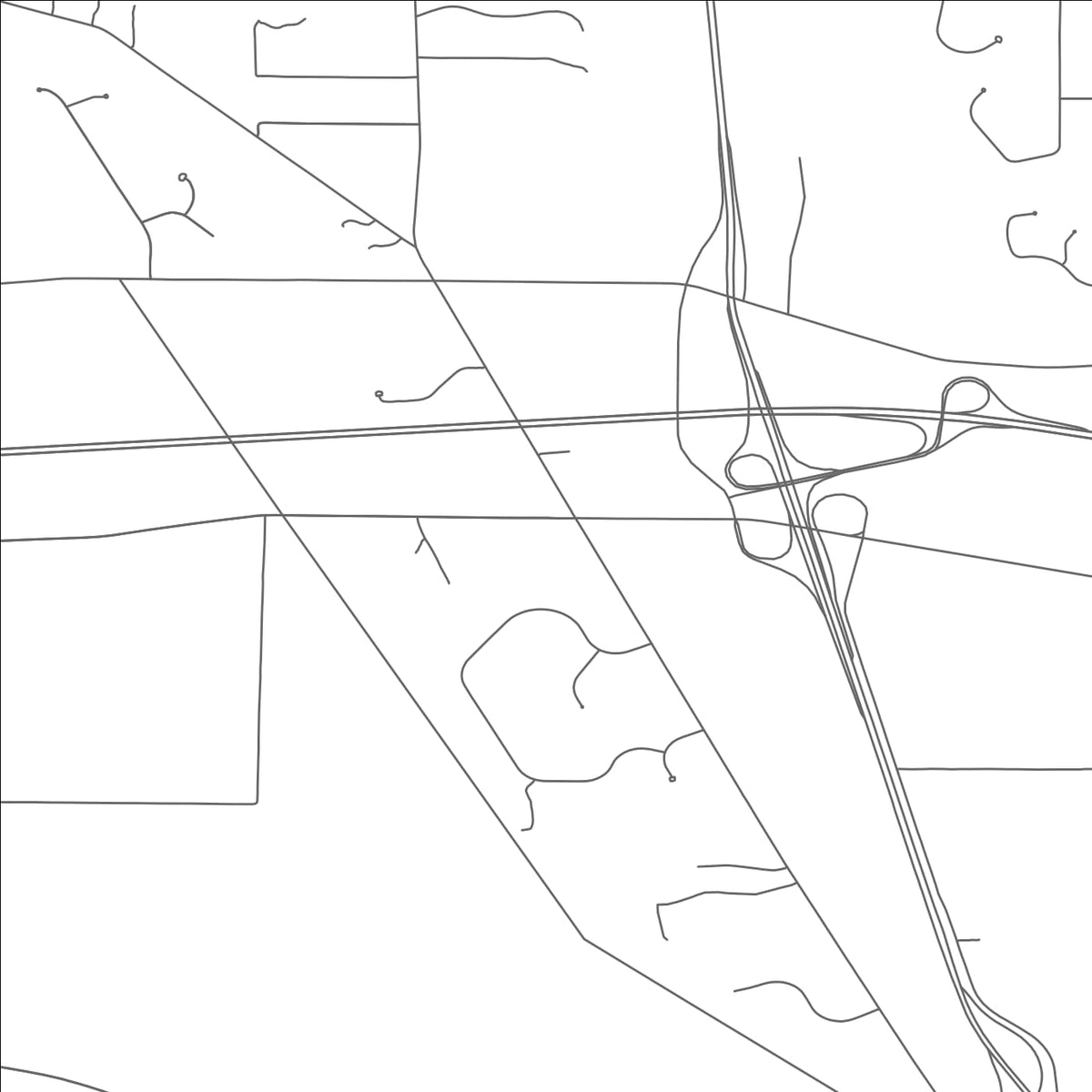ROAD MAP OF BOSTON HEIGHTS, OHIO BY MAPBAKES