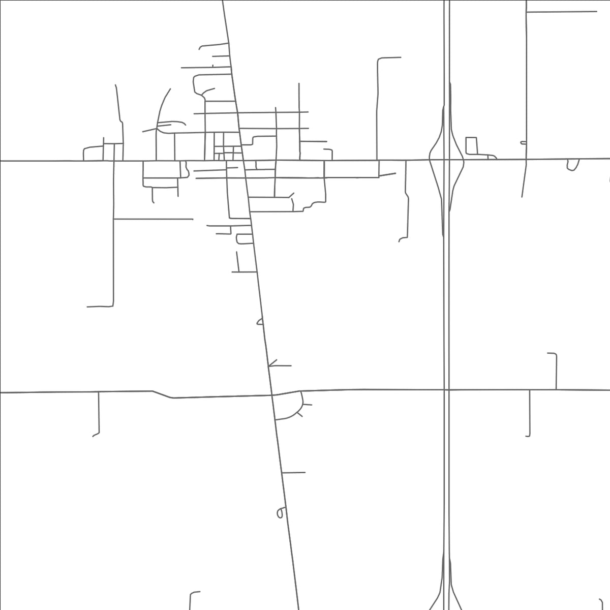 ROAD MAP OF BOTKINS, OHIO BY MAPBAKES