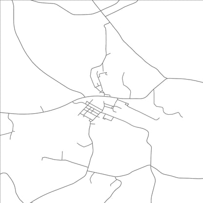 ROAD MAP OF BOWERSTON, OHIO BY MAPBAKES