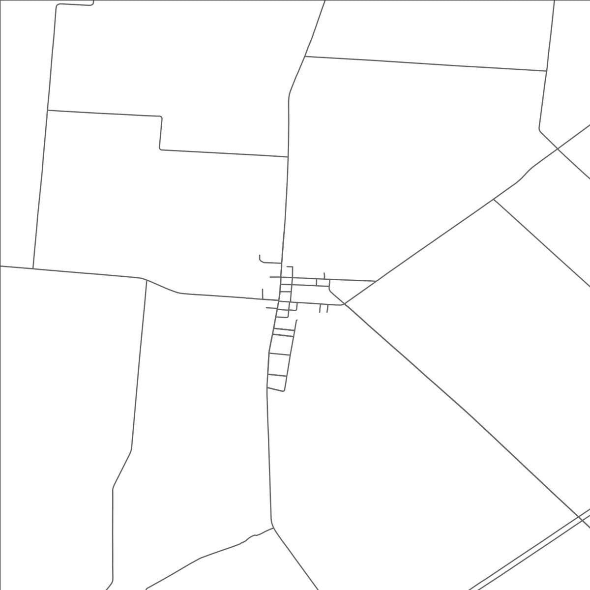 ROAD MAP OF BOWERSVILLE, OHIO BY MAPBAKES