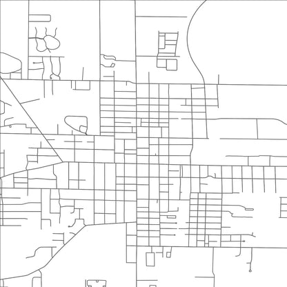 ROAD MAP OF BOWLING GREEN, OHIO BY MAPBAKES