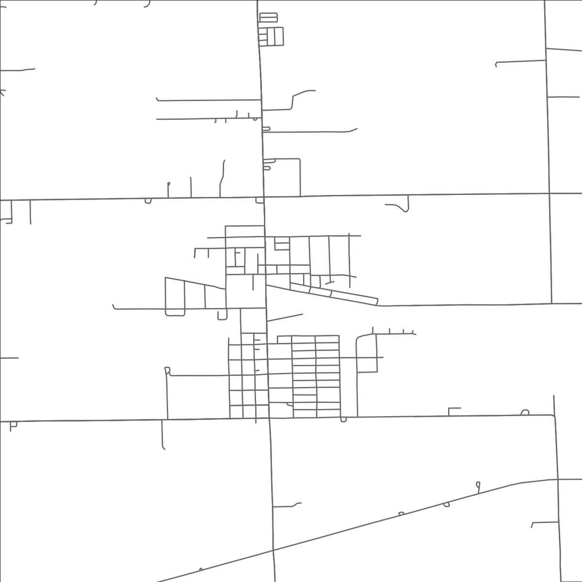 ROAD MAP OF BRADFORD, OHIO BY MAPBAKES