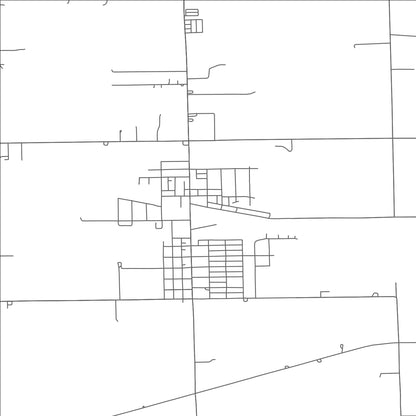 ROAD MAP OF BRADFORD, OHIO BY MAPBAKES