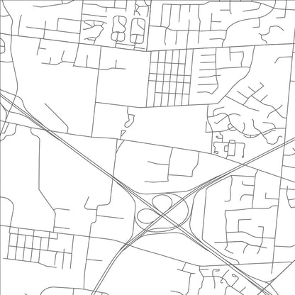 ROAD MAP OF BRECON, OHIO BY MAPBAKES